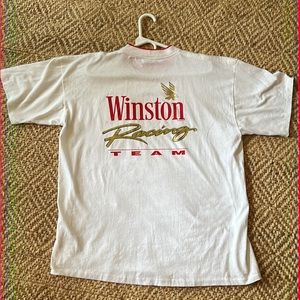 Vintage NASCAR Winston cigarette racing team shirt.